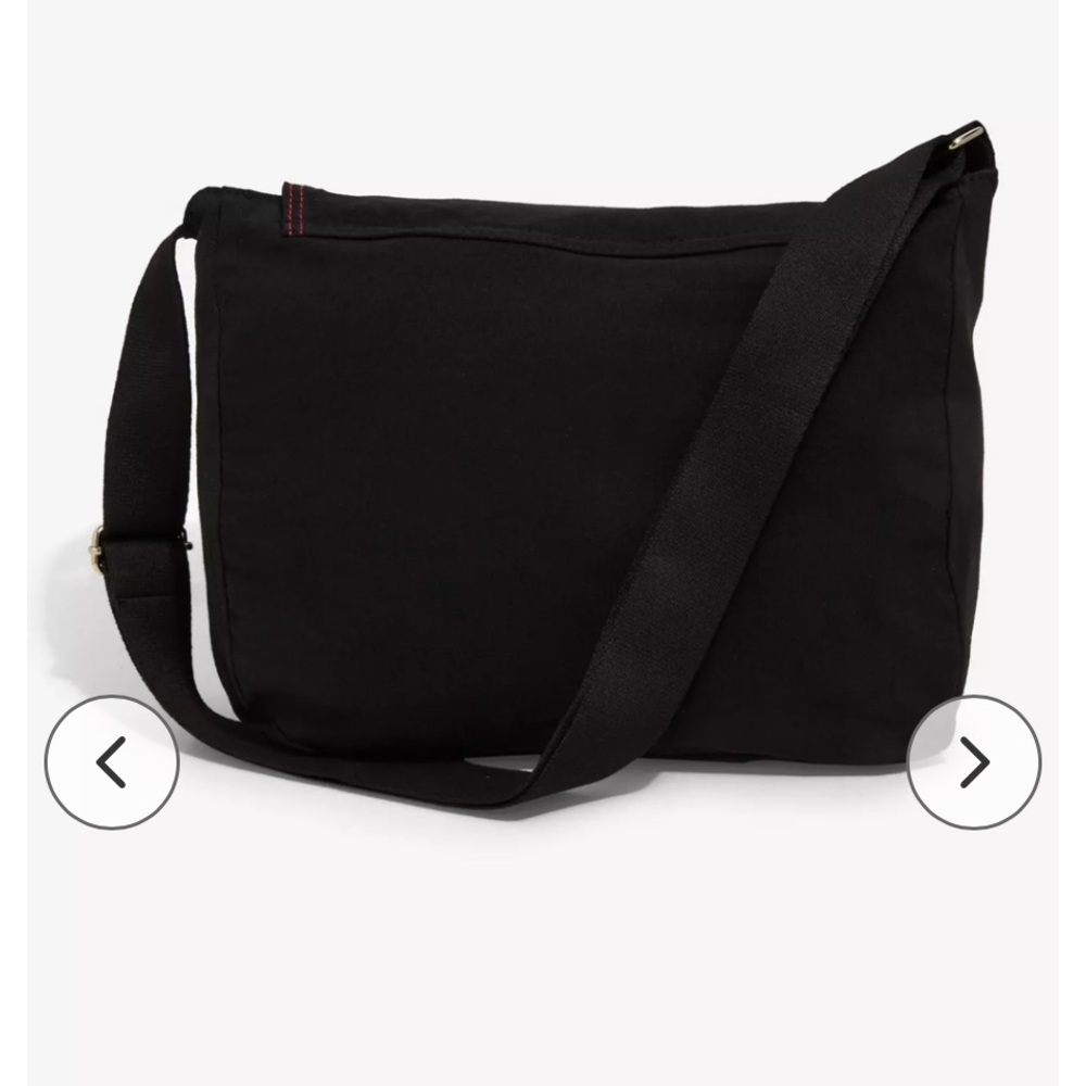 NWT Stranger Things Hellfire Club Black Messenger Bag - Picture 3 of 5